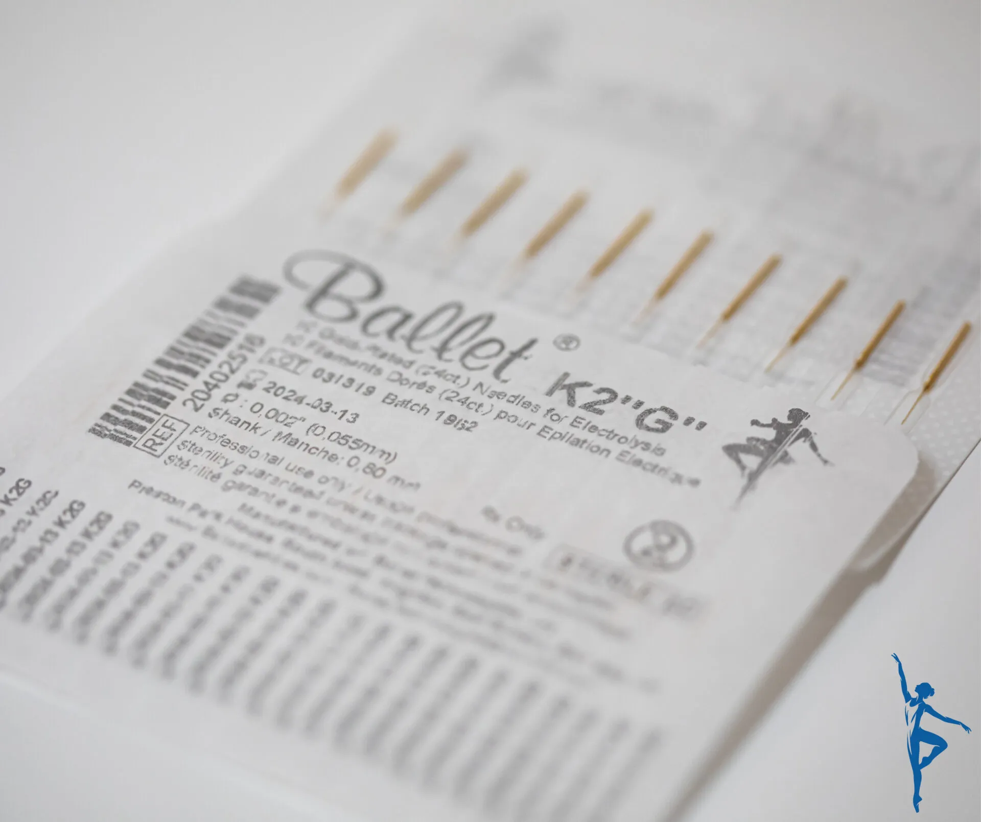 Ballet Gold K2 Needles 50pk