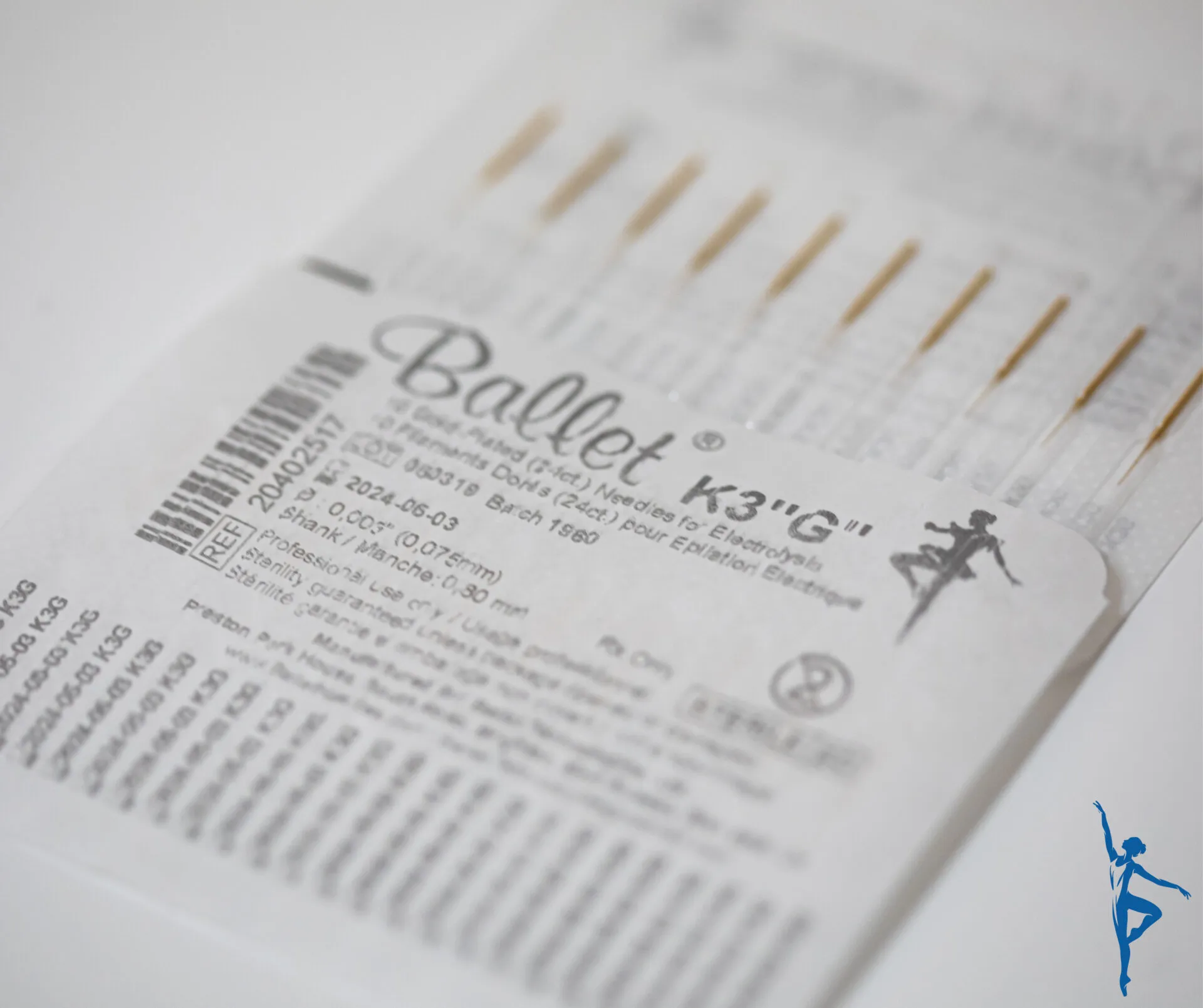 Ballet Gold K3 Needles 50pk