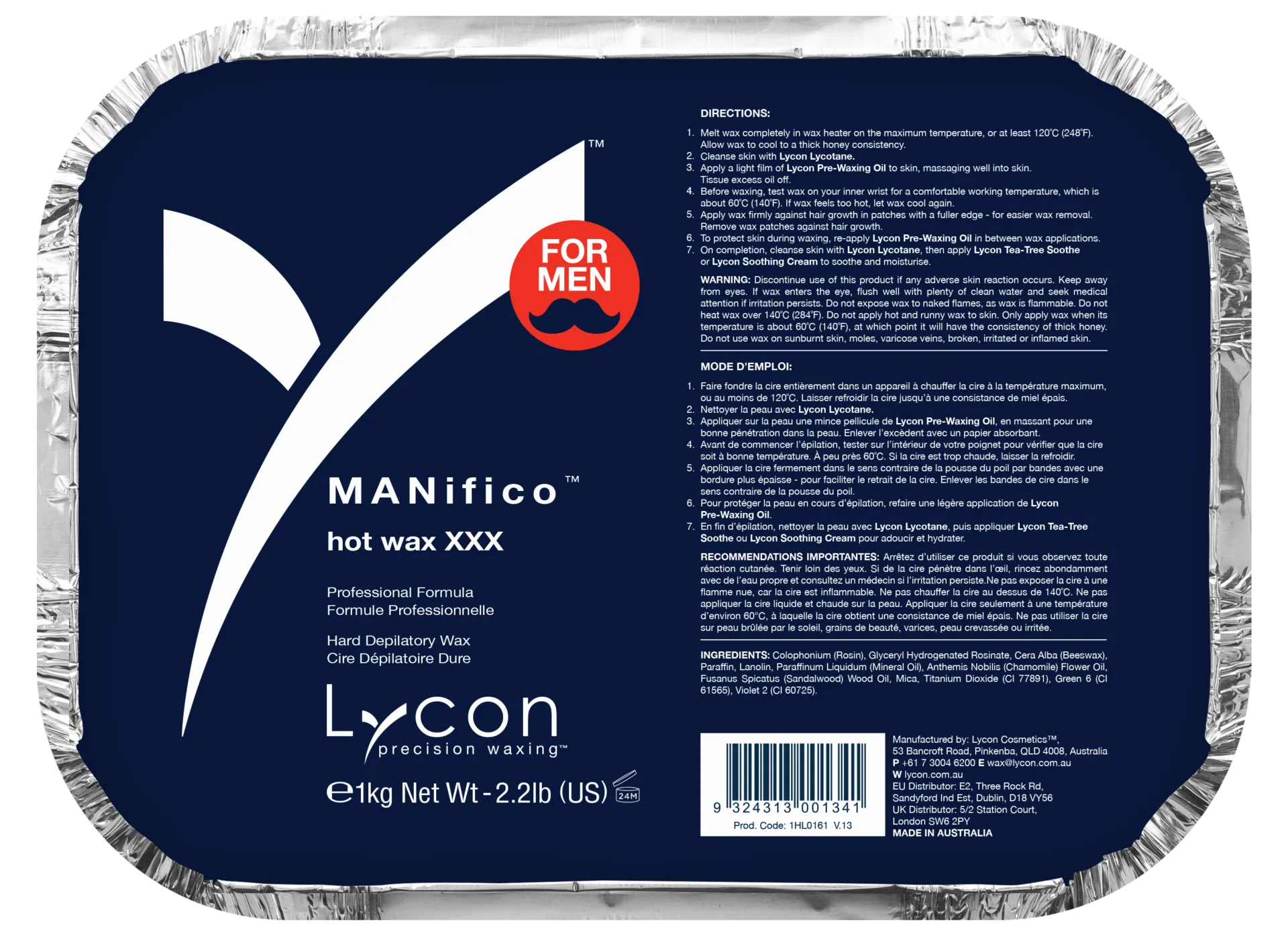 Lycon Manifico Hot Wax XXX 1KG