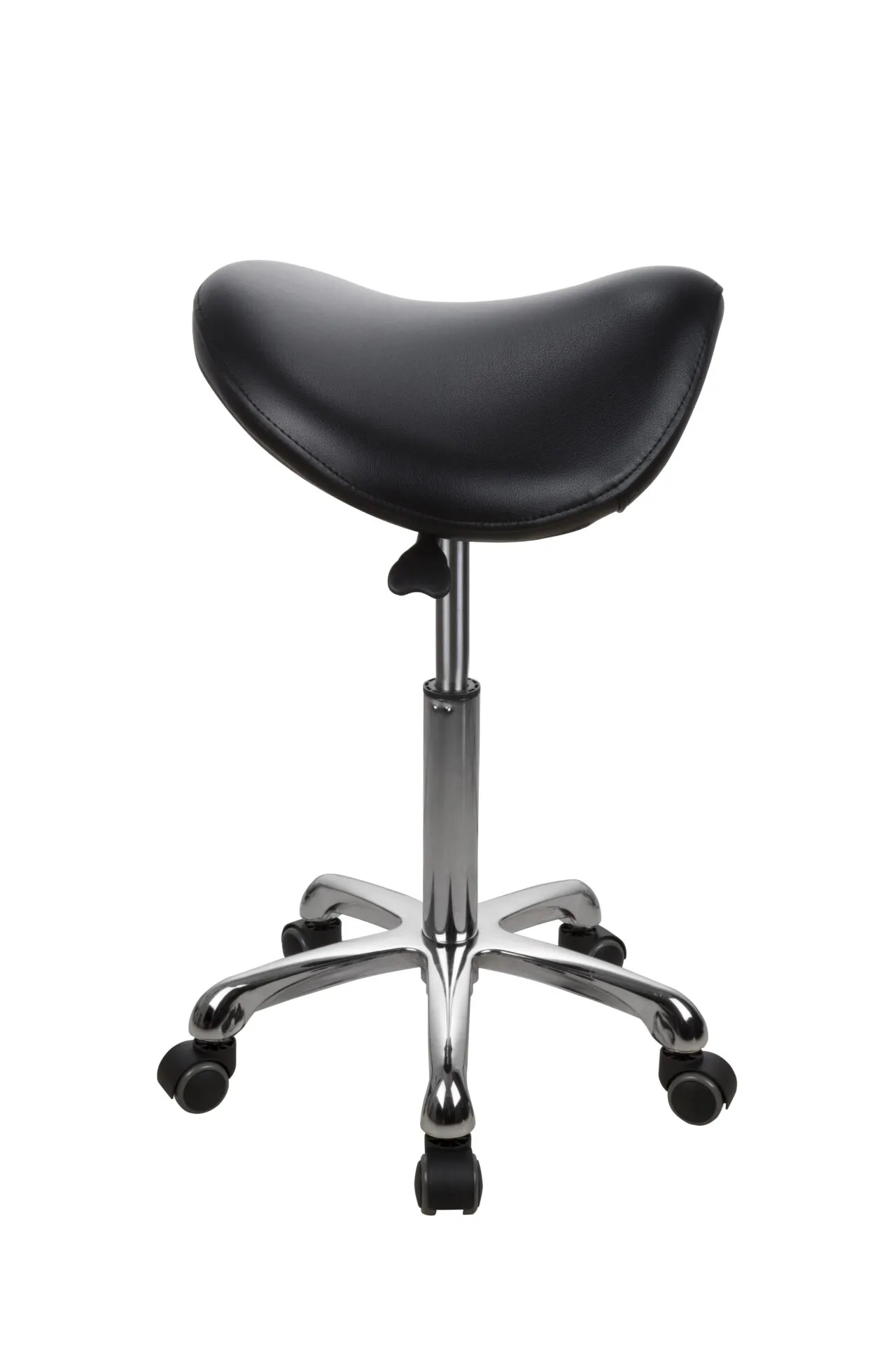 Saddle Stool, No back - black