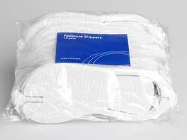 Disposable Pedi Jandals - White