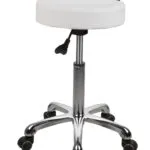 Beauty Stool - Chrome base, no back