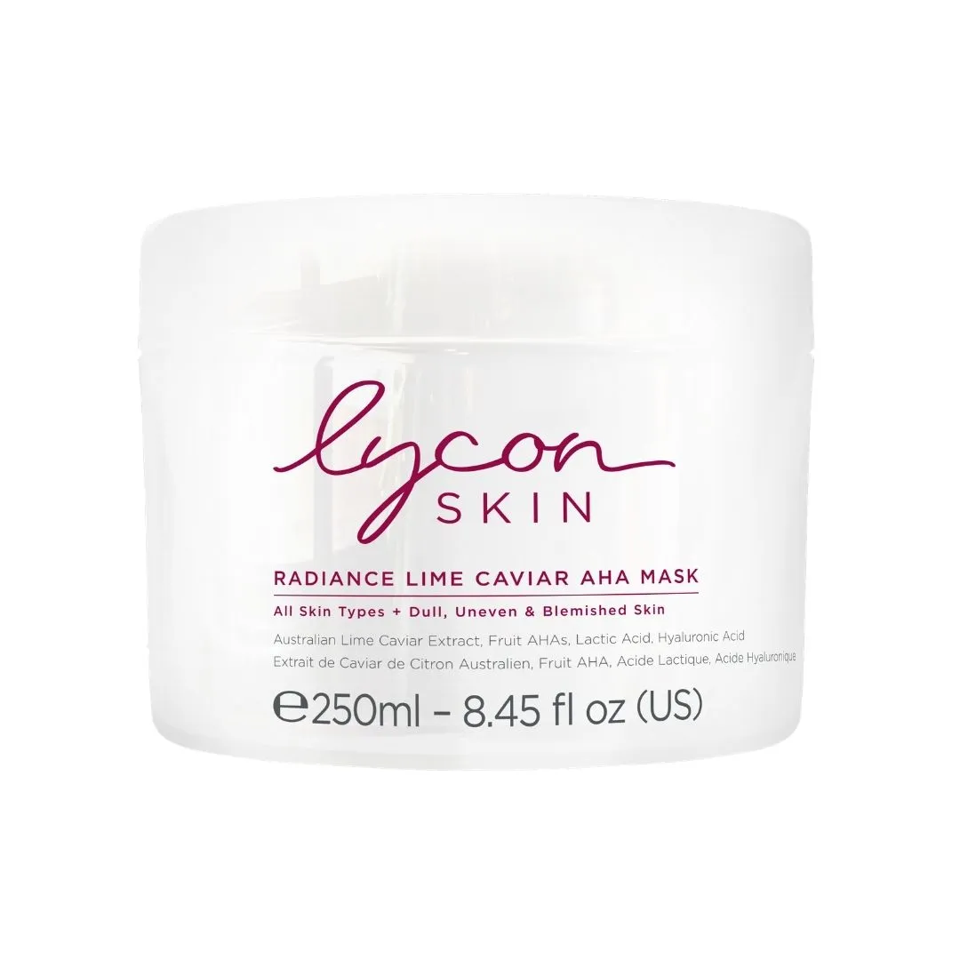 Lycon Skin Radiance Lime Caviar AHA Mask 250ml - Professional Only