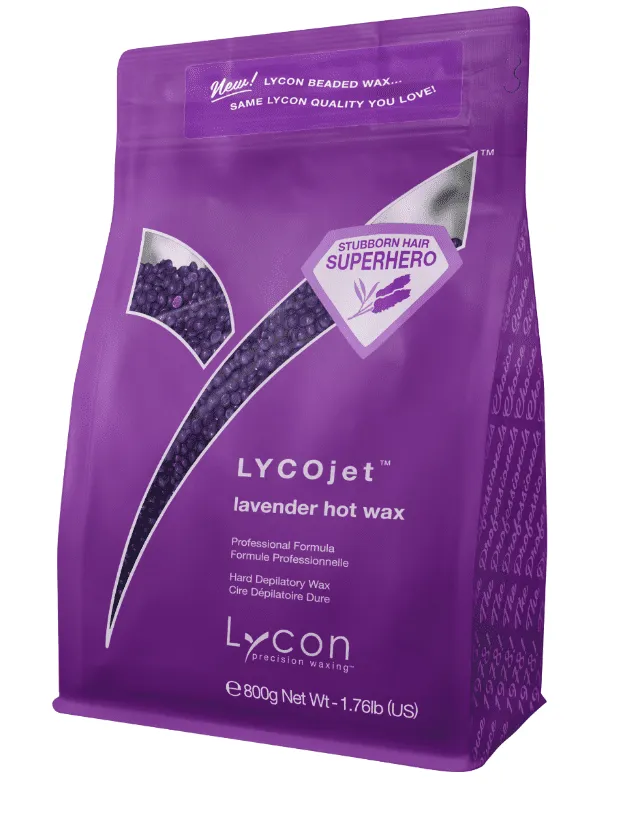 LYCOJET Lavender Hot Wax Beaded