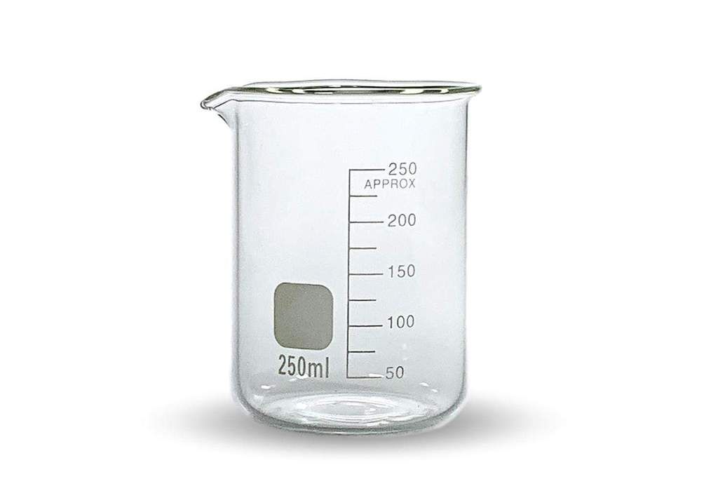 DermaFIX Glass Measuring Beaker – 250ml & 50ml